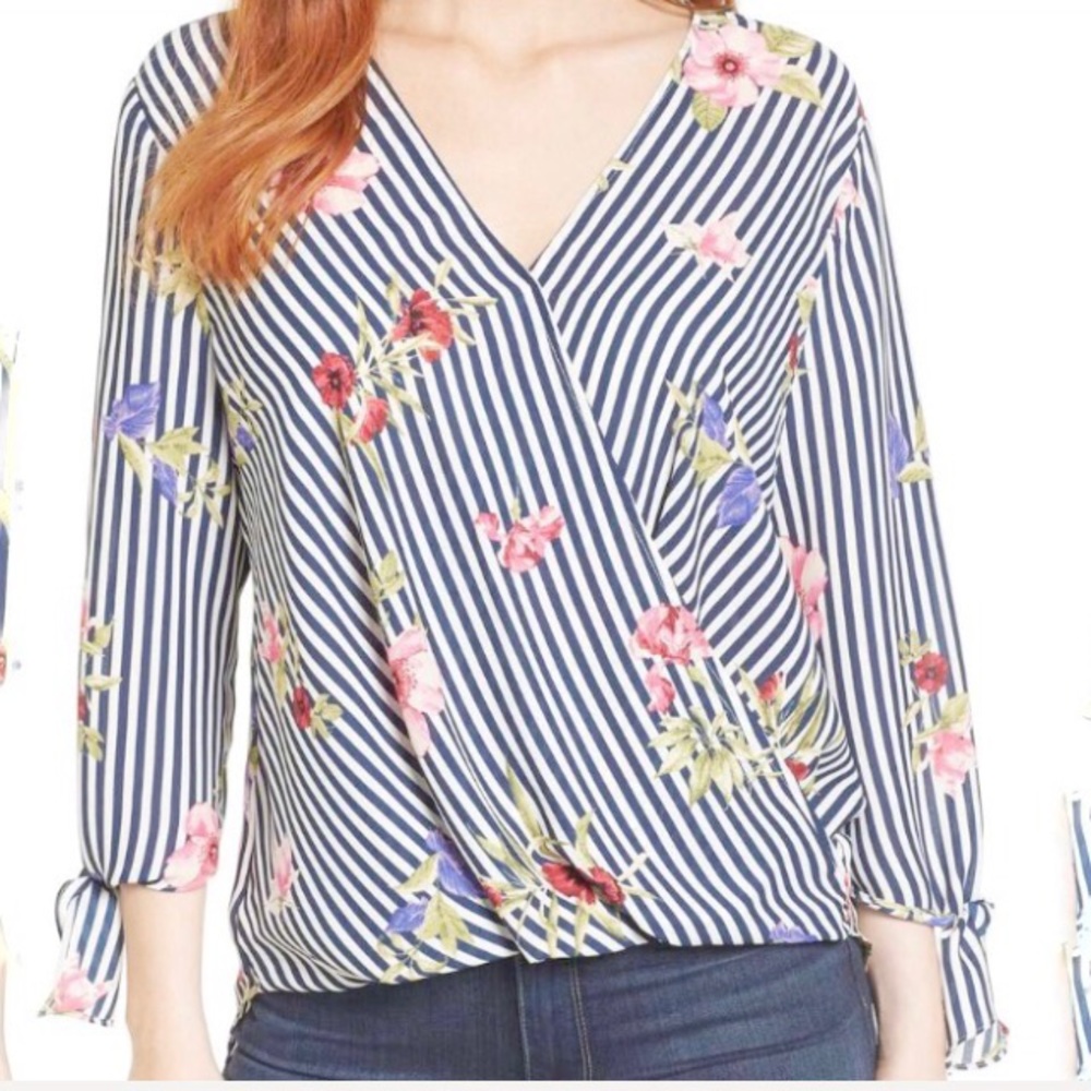 Everleigh | Striped and floral, airy, feminine top